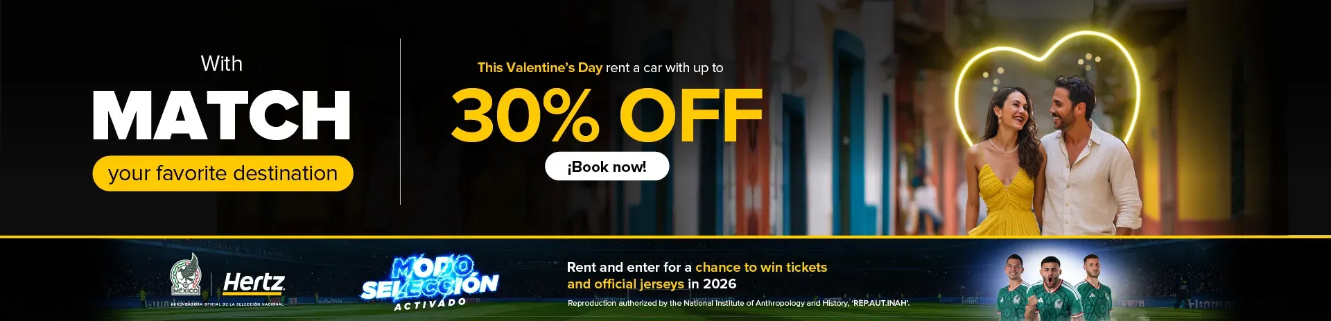 Rent a car this Valentine’s Day!