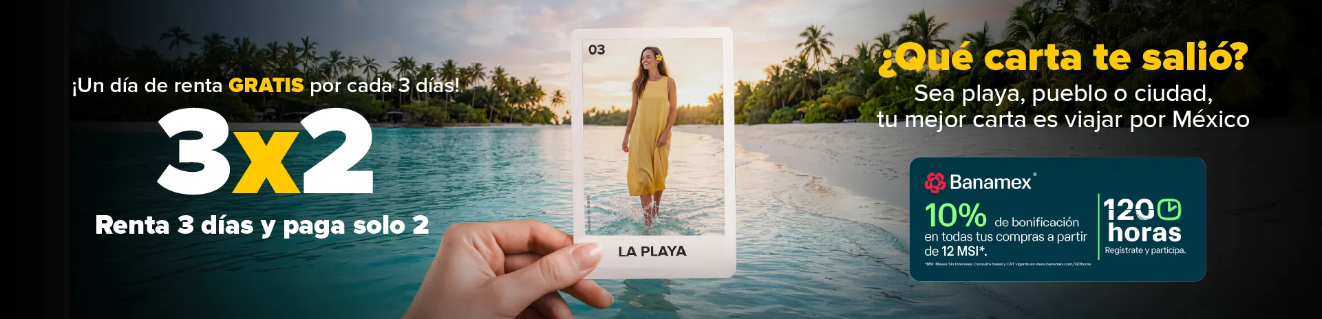 Disfruta del 3X2 en tus reservas y grita ¡Lotería!
