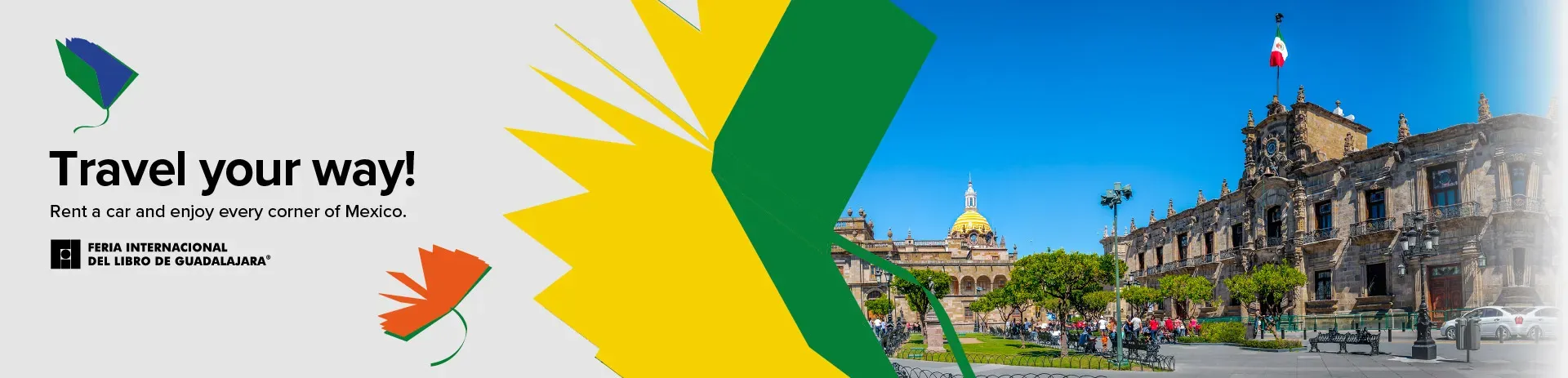 Drive Your Story to the FIL with Hertz Mexico. More Letters, Less Spending: 30% Discount