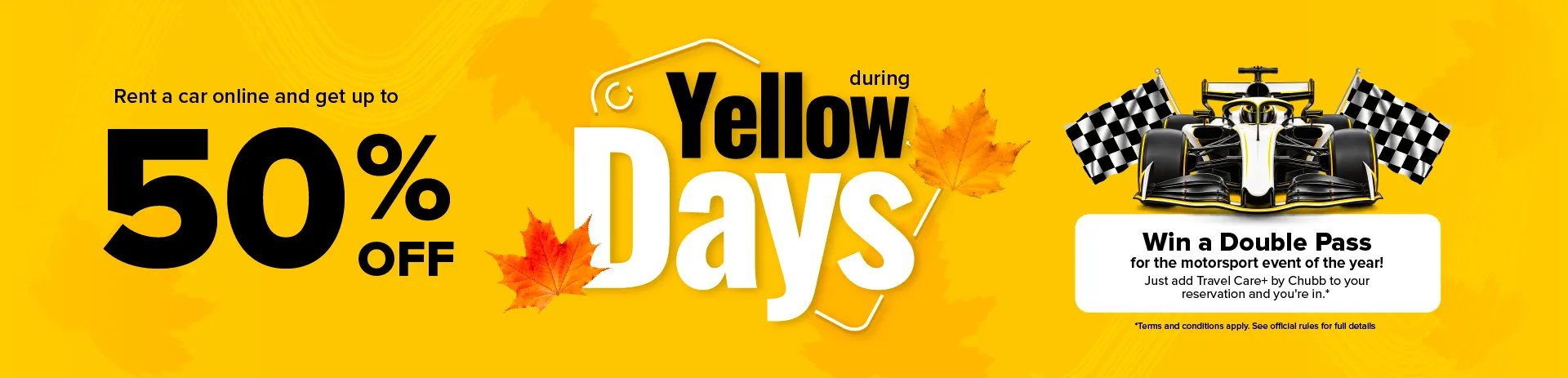 Yellow Days and Chubb are taking you to the most anticipated car race of the year!