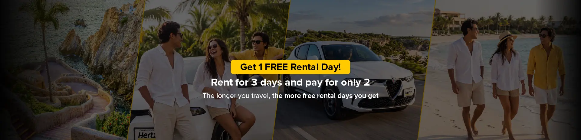 Rent a Car for 3 Days, Pay for Only 2