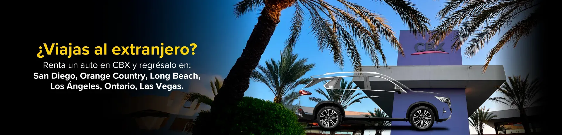 Renta de autos en CBX | San Diego
