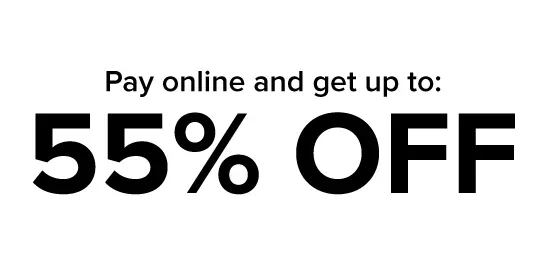 Book online and get up a discount in all destinations during the year