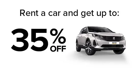 Up to 35% OFF + AmEx exclusives: your Hertz car is waiting for you