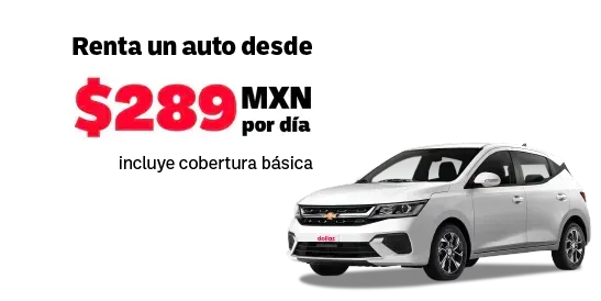 Renta un auto para recorrer la Riviera Maya