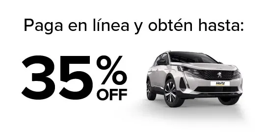 Hasta 35% OFF + exclusividades AmEx: tu auto Hertz te espera
